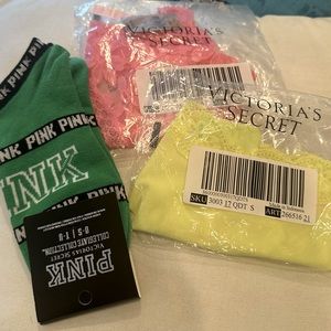 Victorias Secret Thong and sock bundle NWT